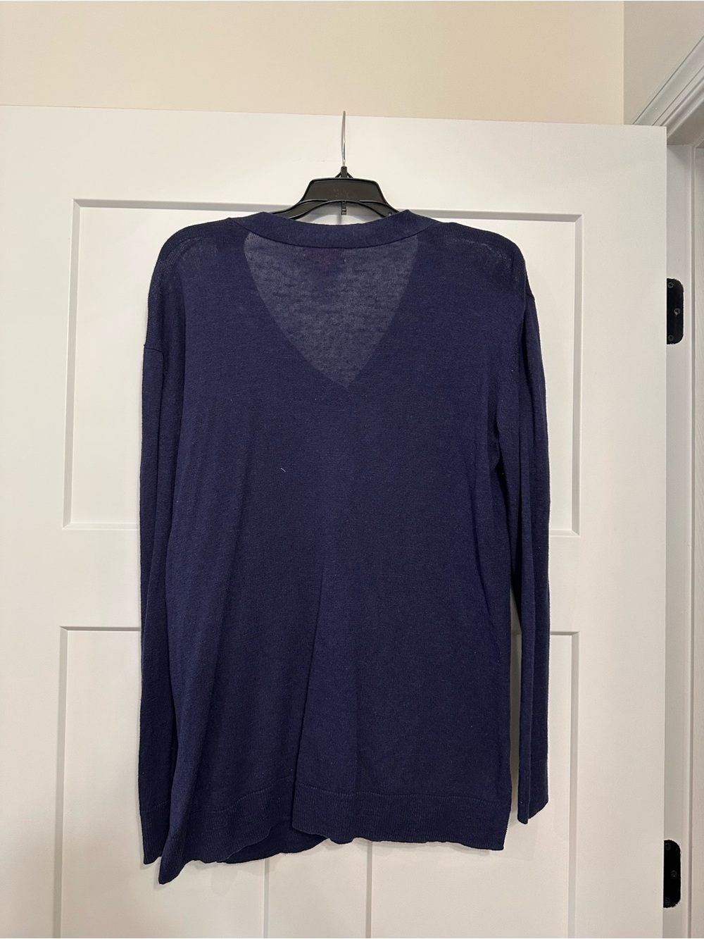 Lilly Pulitzer Navy V-Neck Long Sleeve Sweater - Women - Picture 2 of 4
